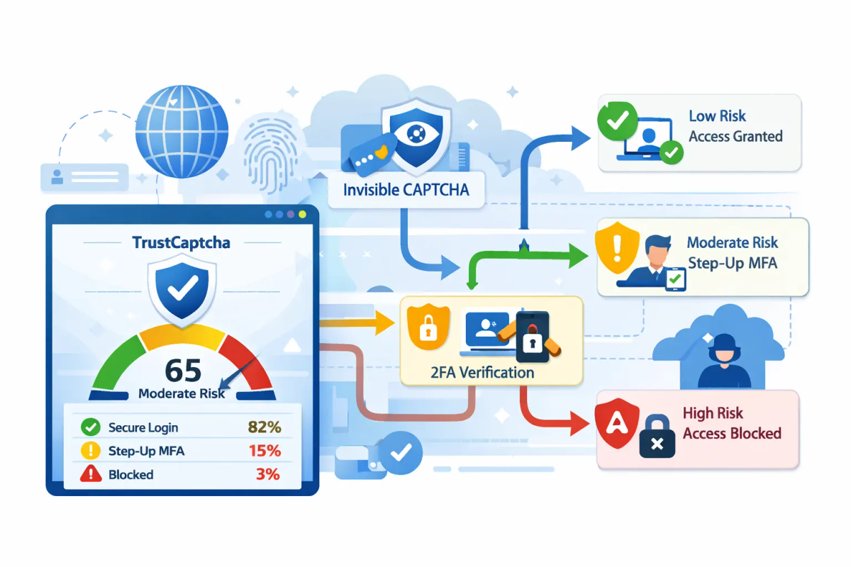Risk-Based Multi-Factor Authentication (MFA) Guide with TrustCaptcha